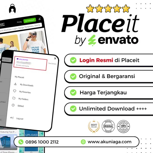 Placeit Share 1 Bulan