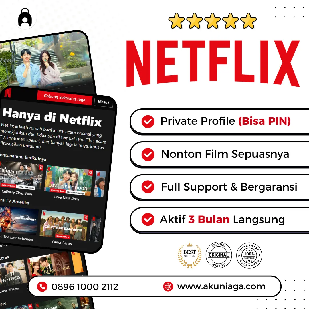 Netflix UHD 4K 1 Profile 1 Bulan